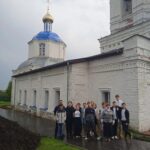 Учащиеся Доскинской школы посетили Богослужение в храме в честь Казанской иконы Божией Матери с. Доскино